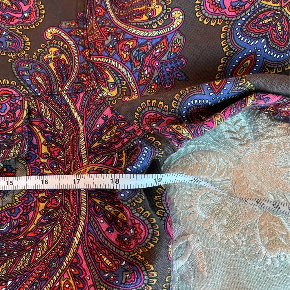 ANALOGY PAISLEY PATTERNED JACKET LARGE - Picture 13 of 13